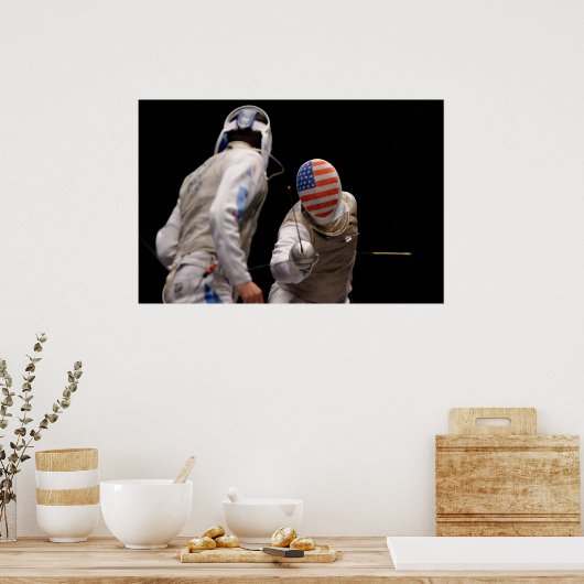 Poster Gravure aux États-Unis (Cuisine)