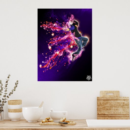 Poster Gravure de Jonathan Hasson (Cuisine)