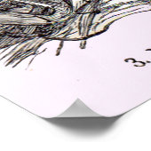 Poster gravure de wasserhuhn ou de moorhen du 19e siècle (Coin)