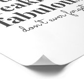 Poster Gray Freaking Fabulous Motivation confiance (Coin)