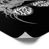 Poster Gray Hair Don’t Care Messy Bun  (Coin)