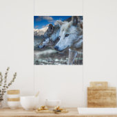 Poster Gray Wolf SENTINELS (Cuisine)