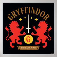 GRAYFFINDOR™ Maison double Lion épée graphique