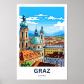 Poster Graz Autriche Imprimer (Devant)