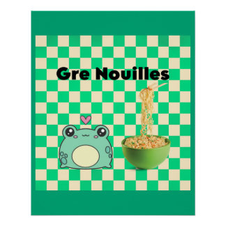 Poster gre nouilles