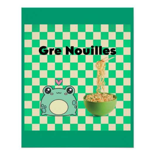 Poster gre nouilles (Devant)