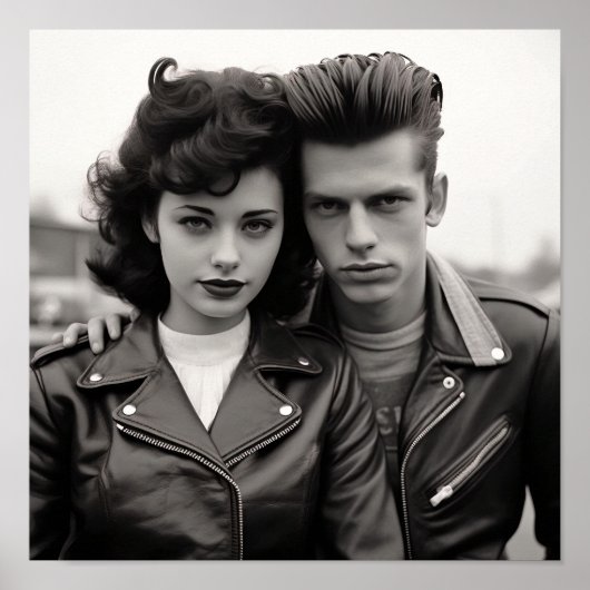 Poster Greaser Punk Couple (Devant)