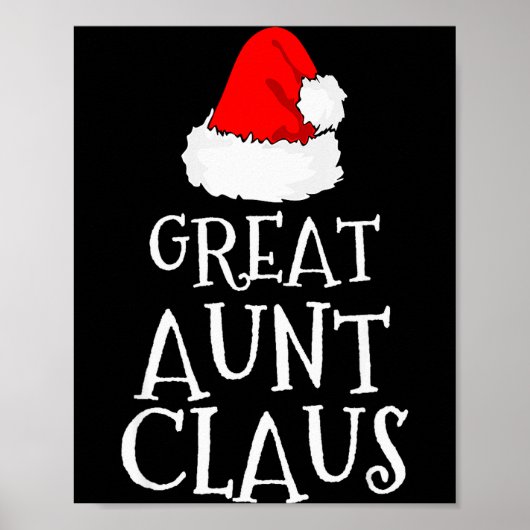 Poster Great Aunt Claus Christmas Santa's Pajama Family M (Devant)