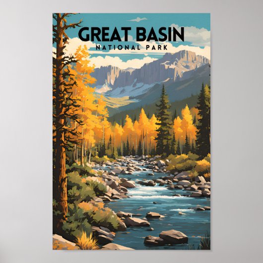 Poster Great Basin National Park Travel (Devant)