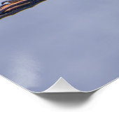 Poster Great Blue Heron Flight Wildlife Bird Photography (Coin)