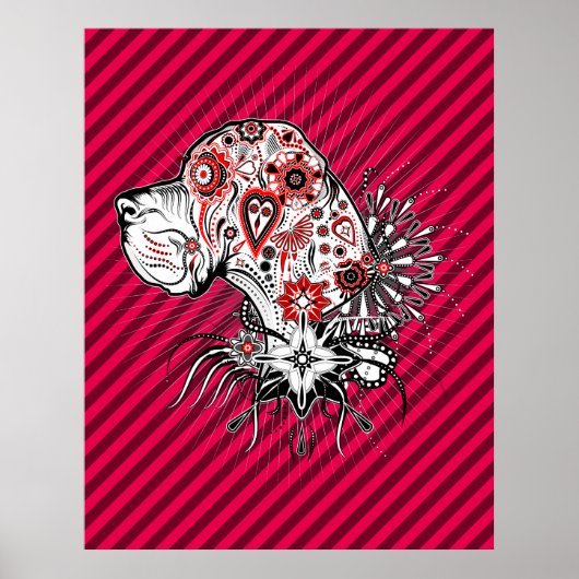 Poster Great Dane (Devant)