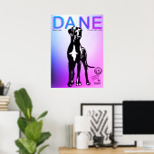 Poster Great Dane (Bureau à domicile)