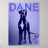Poster Great Dane (Devant)