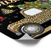Poster Great Dane Dog On Christmas Tree Leopard Truck Xma (Coin)
