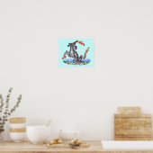 Poster Great Dane Kinda Crabby Merle UC (Cuisine)