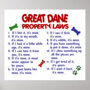 POSTER GREAT DANE PL2