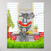 Poster Great Dane SPIT Merle (Devant)