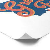 Poster Great Falls, état du Montana (Coin)