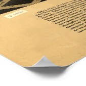 Poster Great Falls Montana 1891 Carte panoramique antique (Coin)