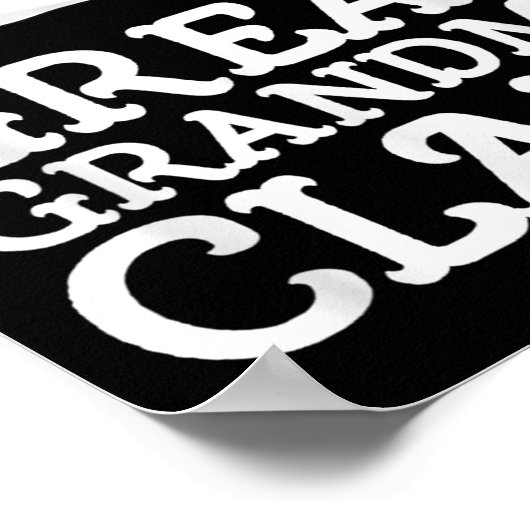 Poster Great Grandma Claus Christmas Santa's Hat Pajama F (Coin)