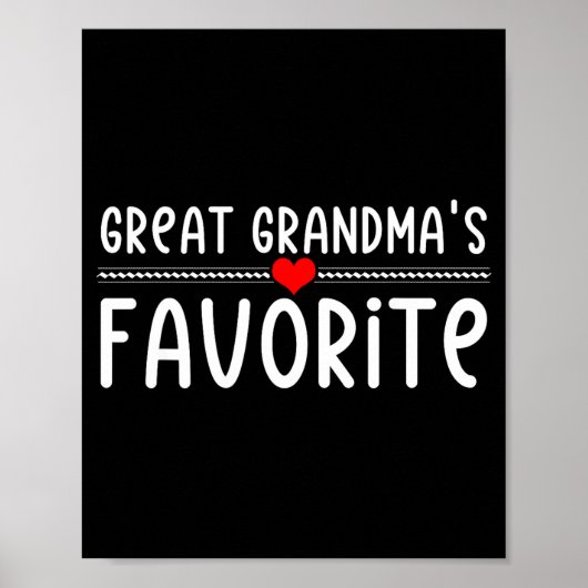 Poster Great Grandmas Favorite  (Devant)