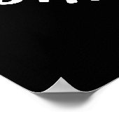 Poster Great Minds Putain Comme Funny Cerveau Pun Dark BG (Coin)