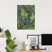 Poster Great Peacock Moth par Vincent van Gogh (Bureau à domicile)