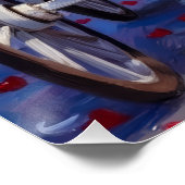 Poster Great Pyrenees Dog Valentine's Day (Coin)