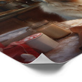 Poster Great Pyrenees Noël Cookies Festive Vacances (Coin)