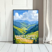 Poster Great Smoky Mountains National Park Travel