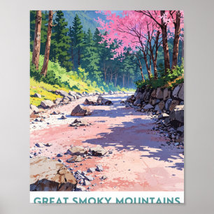 Poster Great Smoky Mountains, Pittoresque National Park