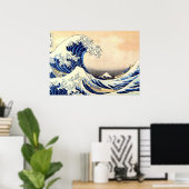 Poster great wave hokusai (Bureau à domicile)