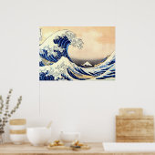 Poster great wave hokusai (Cuisine)