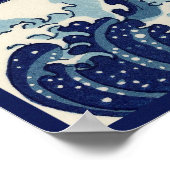 Poster Great Wave off Kanagawa & Mount Fuji Japan Sea (Coin)