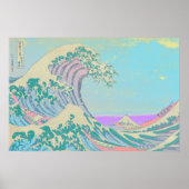 Poster Great Wave Pastel (Devant)
