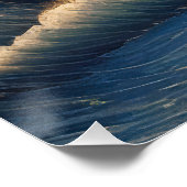 Poster Great waves of kanagawa vintage painting, wave (Coin)