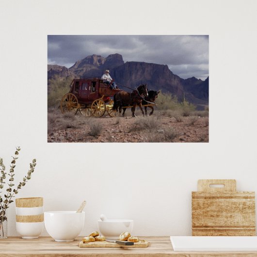 Poster Great Western Trail Stagecoach (Cuisine)