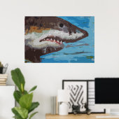 Poster Great White (Bureau à domicile)