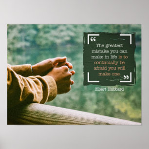 Poster Greatest Mistake In Life