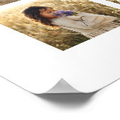 Poster Greatest Mum multi photo élégant (Coin)