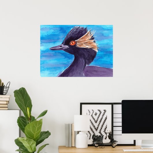 Poster Grebe (Bureau à domicile)