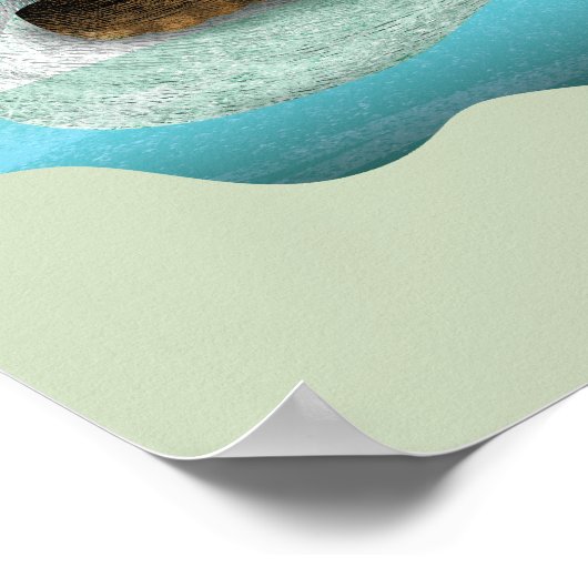 Poster Grèbe en cagoule (Coin)