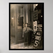 Poster Grec Chaussure Shine Boy 1908 (Devant)