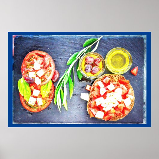 Poster "Grec & Méditerranéen" Belle Photo. Commandez dès  (Devant)