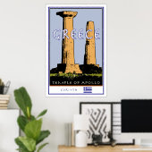 Poster Grèce (Bureau à domicile)