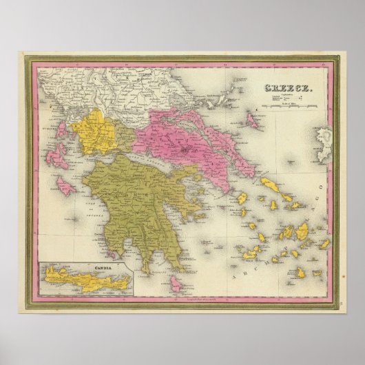 Poster Grèce (Devant)