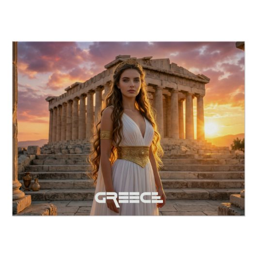 POSTER GRÈCE - ACROPOLE (Devant)
