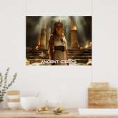 POSTER GRÈCE ANTIQUE - GREC (Cuisine)