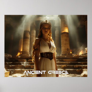 POSTER GRÈCE ANTIQUE - GREC