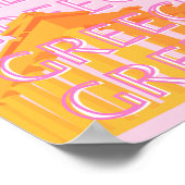 Poster Grèce, Art Voyage, Rose (Coin)